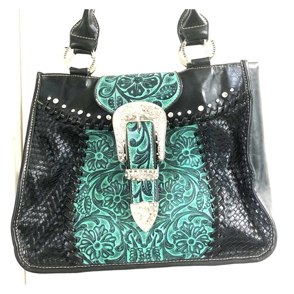 Montana West Handbags - Trinity Ranch Tote. Blinging!